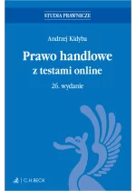 Prawo handlowe z testami online Wyd.26 / 2024 Kidyba