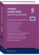 Prawo handlowe Zbiór przepisów