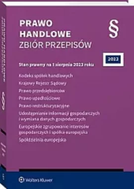 Prawo handlowe Zbiór przepisów