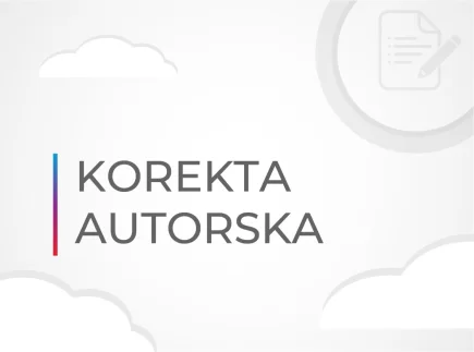 Na czym polega korekta autorska?