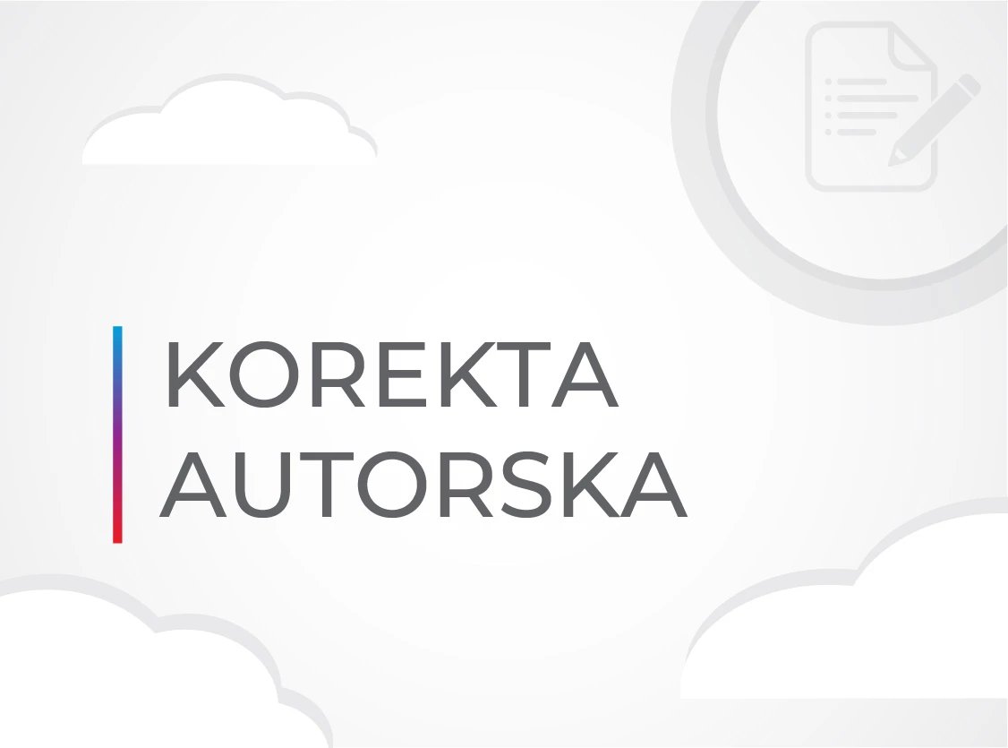 Na czym polega korekta autorska?