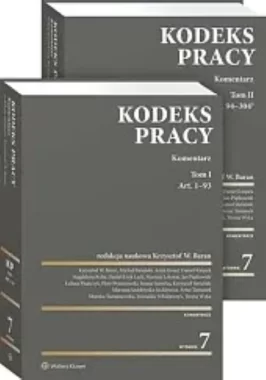 Kodeks pracy Komentarz Tom 1-2