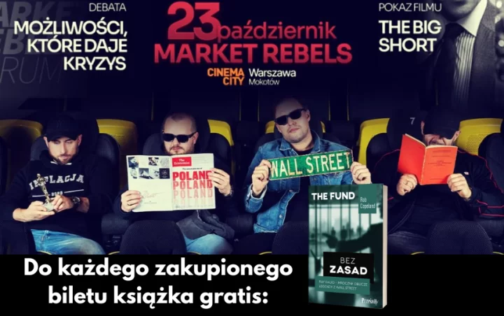 Przyjdź na debatę "Market Rebels" - wyjdź z naszą książką! 
