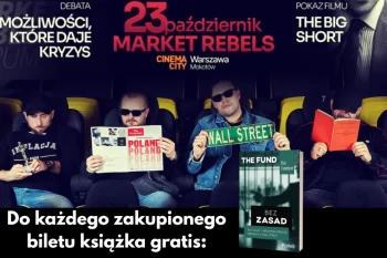 Przyjdź na debatę "Market Rebels" - wyjdź z naszą książką! 