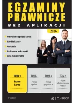Egzaminy Prawnicze bez aplikacji 2026. Tom 1. Prawo karne