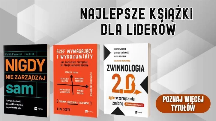 Najlepsze książki dla liderów – co czytać, by lepiej zarządzać i angażować pracowników?