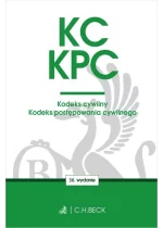 KC. KPC. Kodeks cywilny. Kodeks postępowania cywilnego. Edycja Sędziowska