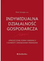 Indywidualna działalność gospodarcza. Uproszczone formy ewidencji i elementy zarządzania finansami 