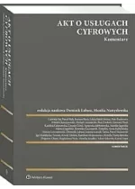 Akt o usługach cyfrowych Komentarz Wolters Kluwer