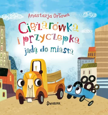 Ciężarówka i przyczepka jadą do miasta