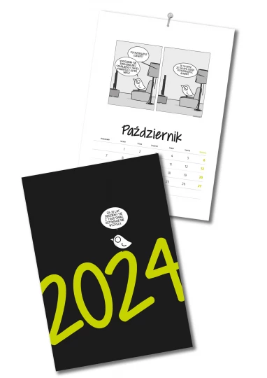 Kalendarz ścienny Ptaszek Staszek 2024